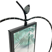 Фоторамка со светодиодами «Apple», black, металл (10х15 см) Фоторамка со светодиодами «Apple», black, металл (10х15 см)