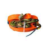  Ремень креп.с нат.устр. и крюк.50мм х10м полиэст (4/8 т) 