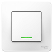 Выключатель 1-кл. СП BLANCA с подсветкой бел. SchE BLNVS010111 Выключатель 1-кл. СП BLANCA с подсветкой бел. SchE BLNVS010111