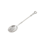 Сахарница «Ажур» 200 мл. с ложкой МИКС, серебристая 3599635