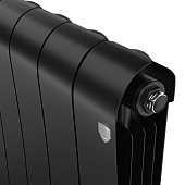 Радиатор биметаллический Royal Thermo Infinity 500 Noir Sable 6 секций Радиатор биметаллический Royal Thermo Infinity 500 Noir Sable 6 секций