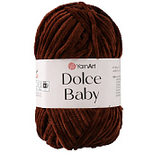  Пряжа Dolce Baby, микрополиэстер, 85 м/50 гр, 775 шоколад, 7689470 