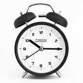 Будильник настольный Классика d=9.8 см черный 3011308 Будильник настольный Классика d=9.8 см черный 3011308