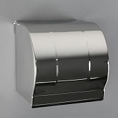 Держатель для туалетной бумаги, без втулки 12?12,5?12 см, цвет хром зеркальный /3557237 