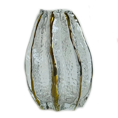  Ваза настольная 14cmх20cm ,стекло,7032 