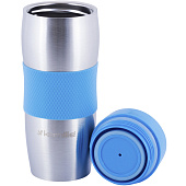 Термокружка 380мл из нержавеющей стали с TPR-вставкой цвет Микс 2053R Термокружка 380мл из нержавеющей стали с TPR-вставкой цвет Микс 2053R