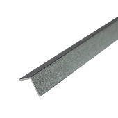 Алюминиевый уголок Черный муар 25х25х1,2мм 1м Алюминиевый уголок Черный муар 25х25х1,2мм 1м