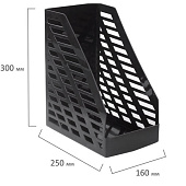 Лоток вертикальный для бумаг Brauberg Maxi-plus, 250х160х300 мм, сетчатый, черный, 237005 Лоток вертикальный для бумаг Brauberg Maxi-plus, 250х160х300 мм, сетчатый, черный, 237005