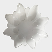  Салатник фарфоровый «Бланш. Цветочек», d=30,6 см, белый 9216744 