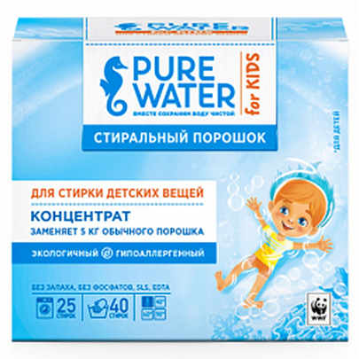  Стиральный порошок Pure Water Для детского белья, 800 г 