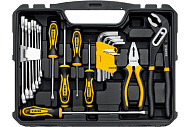 Набор инструментов, 83 предм., 1/2", 1/4", CrV, пластиковый кейс STAYER 27710-H83