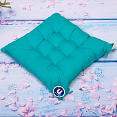  Подушка на стул 40х40 Идея бирюзовый 