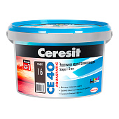 Затирка CE40 Aquastatic 16 графит (2кг) /Церезит Затирка CE40 Aquastatic 16 графит (2кг) /Церезит