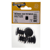 Ножка-заглушка d 25мм пласт.черная (4 шт)"Element" Ножка-заглушка d 25мм пласт.черная (4 шт)"Element"
