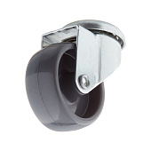  Ролик одинарный под штифт 50мм пластик (серый 1 шт)(35кг) 