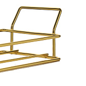  Менажница Magistro «Званый прием», 250 мл, 31х9х6 см, стекло, золотая 7571917 