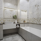 Плитка 30х60 Marble белый /БерезаКерамика (1,62м2) Плитка 30х60 Marble белый /БерезаКерамика (1,62м2)