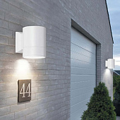 Светильник уличный настенный односторонний НБУ 16Вт GX53х1 Цилиндр белый аллюм IP65 /In Home Светильник уличный настенный односторонний НБУ 16Вт GX53х1 Цилиндр белый аллюм IP65 /In Home