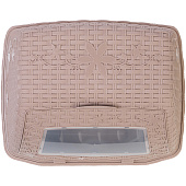 Хлебница "Плетенка" св.коричневый М4903, 1190372 Хлебница "Плетенка" св.коричневый М4903, 1190372