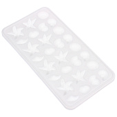 Форма для льда пластиковая "Морской мир" 15х28см, микс 317-4608 Форма для льда пластиковая "Морской мир" 15х28см, микс 317-4608