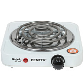 Плита электрическая CENTEK CT-1508 White 1 конфорка, 1000Вт