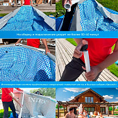 Бассейн каркасный d4027х84см 10825л, для взрослых (в комплекте ремонтная заплата), 12022V91 Бассейн каркасный d4027х84см 10825л, для взрослых (в комплекте ремонтная заплата), 12022V91