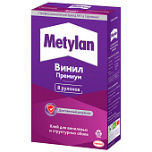 Клей обойный Meтилан Винил Премиум без индикатора 250г Клей обойный Meтилан Винил Премиум без индикатора 250г