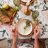  Скатерть (саржа) 149х180 Этель Пионы 5376619 