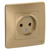  Розетка 1-м СП BLANCA  б/з титан SchE BLNRS000014 