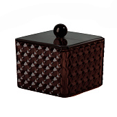  Органайзер с крышкой 1 секция Black Secret, 9,5х9,5х7 см, чёрный, 5430524 