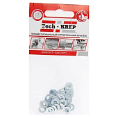 Шайба плоская DIN 125A М4, 50шт, цинк Шайба плоская DIN 125A М4, 50шт, цинк
