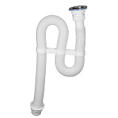 Сифон для мойки с отвод к стир маш 1 1/4" 40х50 ВИР 30980317 Сифон для мойки с отвод к стир маш 1 1/4" 40х50 ВИР 30980317