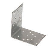 Уголок крепежный равносторонний 80х80х60х1,8-2,0мм цинк Уголок крепежный равносторонний 80х80х60х1,8-2,0мм цинк