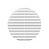 Решетка вент круглая Д=125 12РК