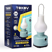  Фонарь кемпинговый на батарейках 3хAA TOKOV ELECTRIC 