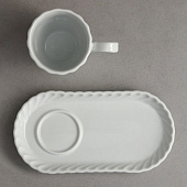  Чайный набор «Кармен», 2 предмета: чашка 250 мл, блюдце, фарфор, 9890768 