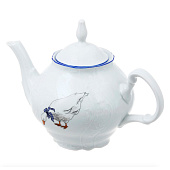  Чайник 1200 мл Thun Bernadotte, декор "Гуси" БТФ0379 