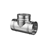Тройник метал D125мм