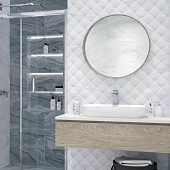  Декор 24.9х50 Arcadia белый геометрия DWU09ARC007  /УралКерамика 