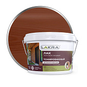  Лак в/д тонированный Лакра Махагон 2,5кг 