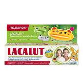  з/паста детская 50мл Lacalut  kids 4-8 сладкая мята + Lacalut Выдавливатель для зубной пасты в подарок 