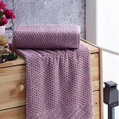  Полотенце 70x140 махровое Лоренцо сливовый 
