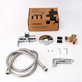 Смеситель встраиваемый с гигиеническим душем Rora хром RORSBR0M08 Milardo Смеситель встраиваемый с гигиеническим душем Rora хром RORSBR0M08 Milardo