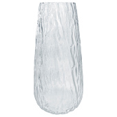 Ваза для цветов Кора, прозрачное стекло 