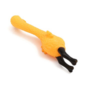  Игрушка пищащая "Фламинго" для собак, 22,5 см, жёлтая, 7127504 