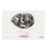 Альбом для рисования А4 24л скрепка Акварельные котики, АР4ск24 10913 Альбом для рисования А4 24л скрепка Акварельные котики, АР4ск24 10913