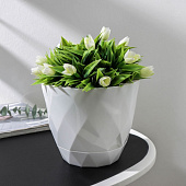 Кашпо "Laurel" D175мм 2,3л с/п Белый 221610929/01 Кашпо "Laurel" D175мм 2,3л с/п Белый 221610929/01