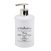 Дозатор для жидкого мыла Home металл белый 106907 Delphinium Дозатор для жидкого мыла Home металл белый 106907 Delphinium