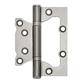  Петля накладная 100х75х2,0 Vrata без врезки, хром(2 шт в уп) 