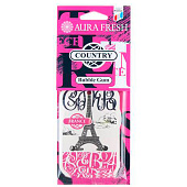 Ароматизатор подвесной картон AURA FRESH COUNTRY Bubble Gum Ароматизатор подвесной картон AURA FRESH COUNTRY Bubble Gum